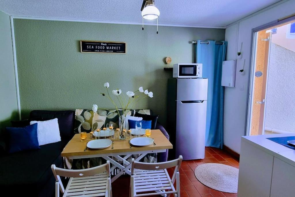 Le Marine Rez De Jardin Direct Plage Parking Prive Climatise Sete Ngoại thất bức ảnh